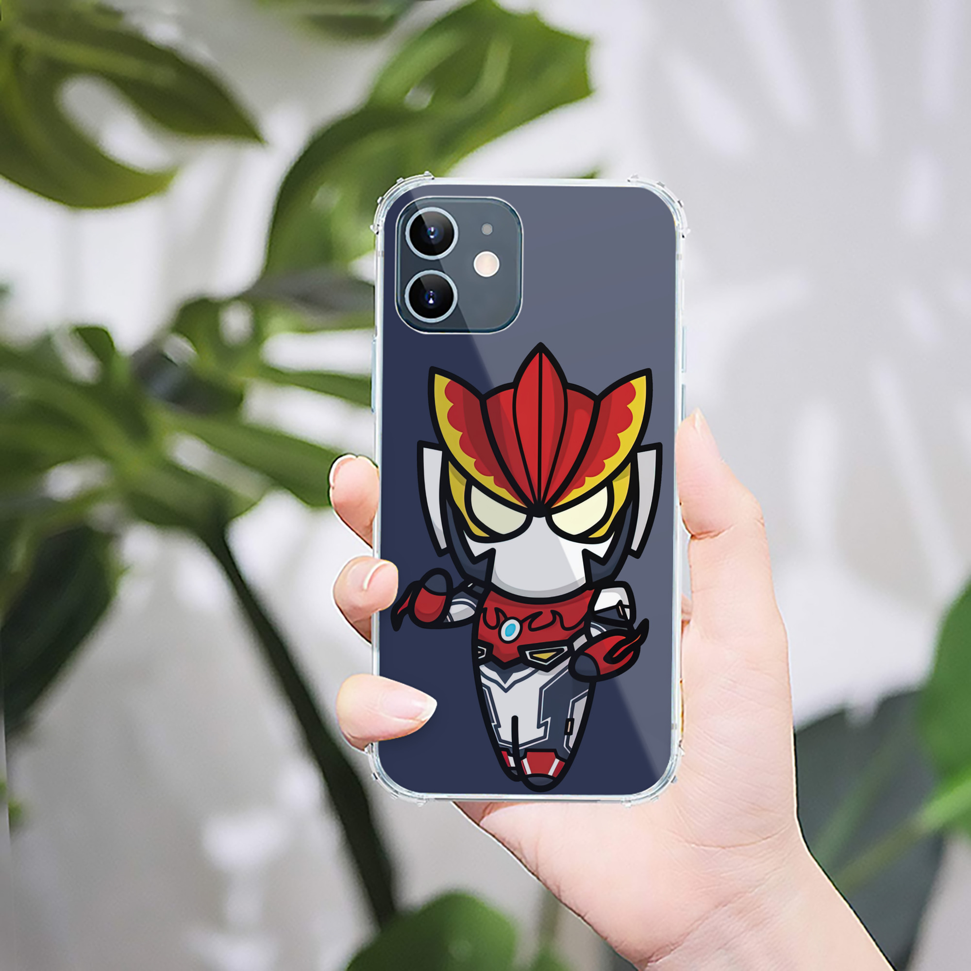 （画像用） ウルトラマン Ultraman 【iPhone 12シリーズ対応】透明スマホケース（クリアソフトケース）